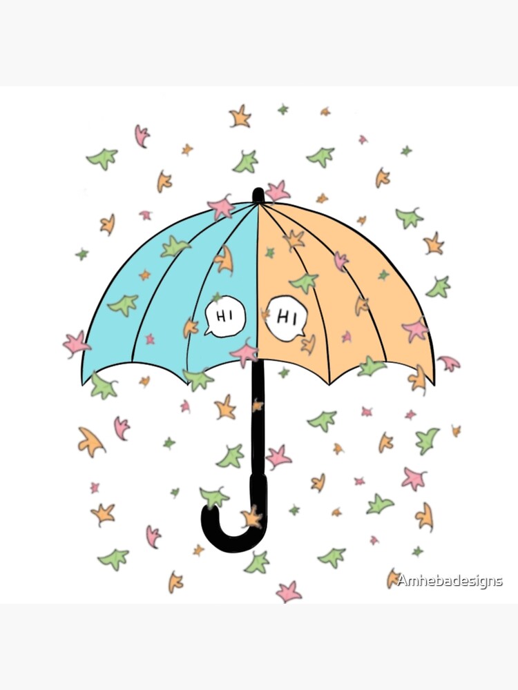 Heartstopper Umbrella Throw Pillow - Image 2