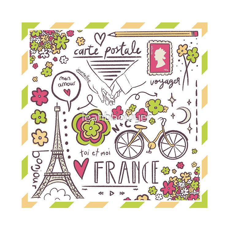 Heartstopper Paris Doodles Tote Bag - Image 2