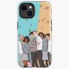 Heartstopper Cast Members Cartoon Iphone Case
