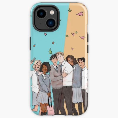 Heartstopper Cast Members Cartoon Iphone Case