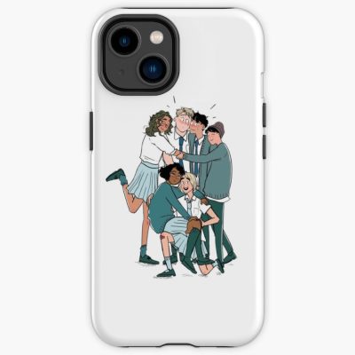 Heartstopper Couple With Friends Iphone Case