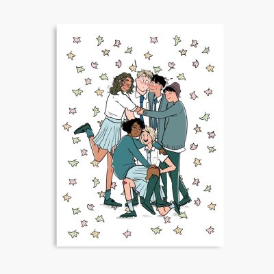 Nick And Charlie Heartstopper Color Poster