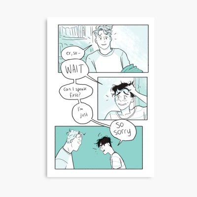 Heartstopper Comics Nick And Charlie By Alice Oseman Poster