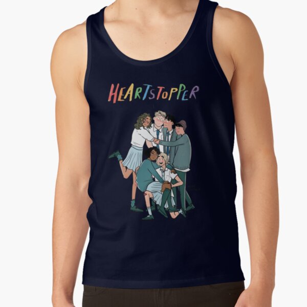 Heartstoppe Couple With Friends Tank Top - Image 5