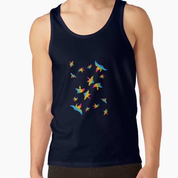 Pan Pride Flag Heartstopper Leaves Tank Top - Image 5