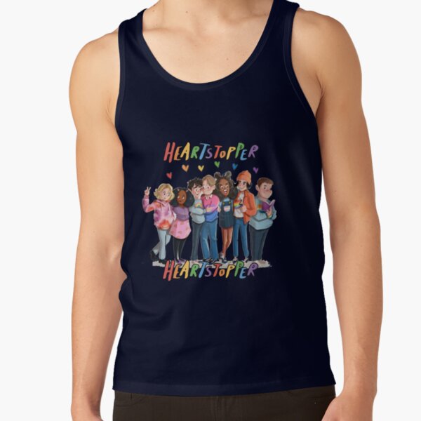 Heartstopper Fanart Sticker Tank Top - Image 5