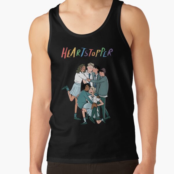 Heartstoppe Couple With Friends Tank Top - Image 3