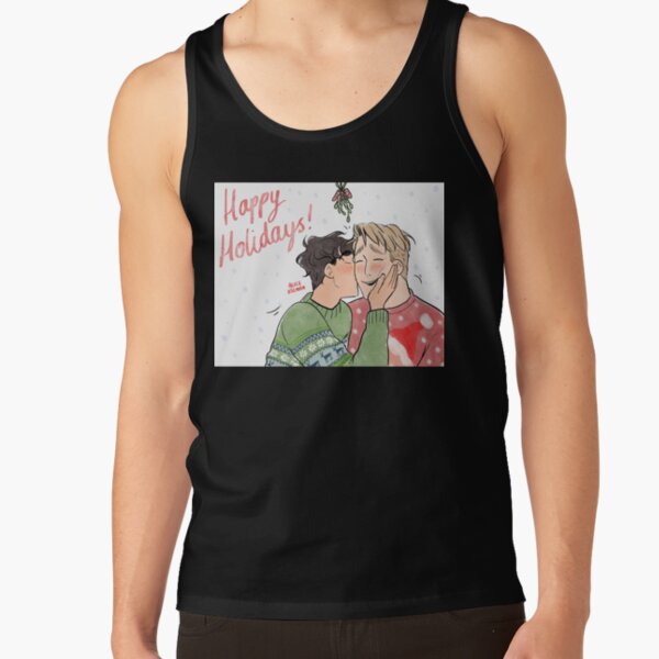 Happy Holidays Tank Top - Image 2