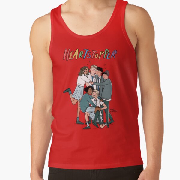 Heartstoppe Couple With Friends Tank Top - Image 4
