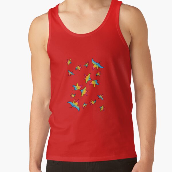 Pan Pride Flag Heartstopper Leaves Tank Top - Image 4