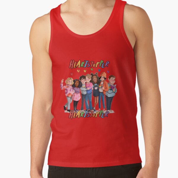 Heartstopper Fanart Sticker Tank Top - Image 4