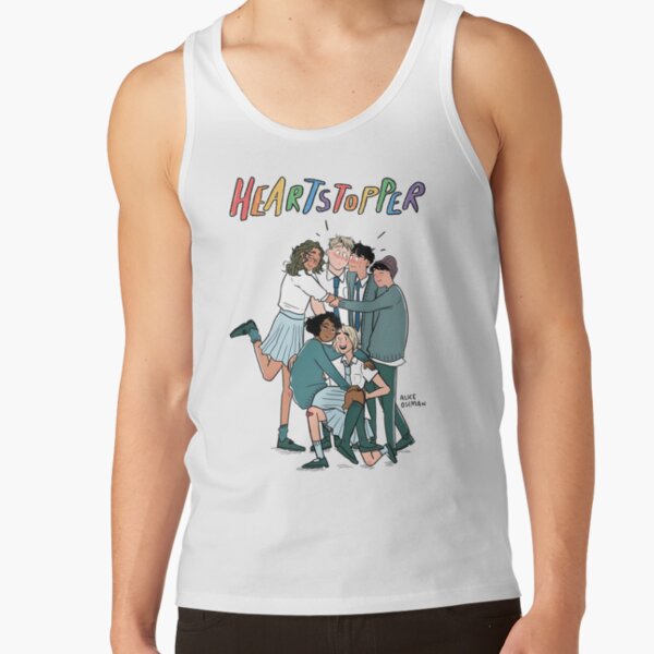 Heartstoppe Couple With Friends Tank Top - Image 2