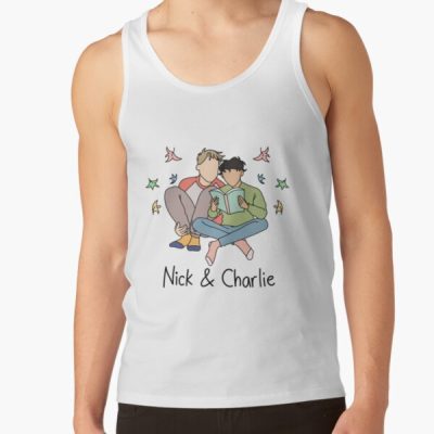 Heartstopper Nick Nelson And Charlie With A Book Tank Top