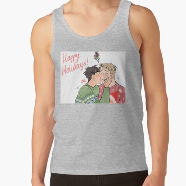 Happy Holidays Tank Top - Image 3