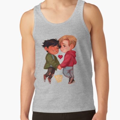 Heartstoppers Fan Art Nick And Charlie Tank Top