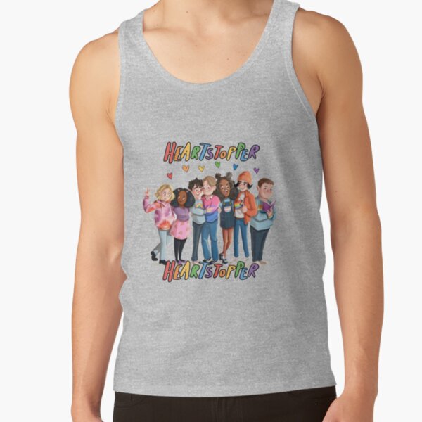 Heartstopper Fanart Sticker Tank Top - Image 3