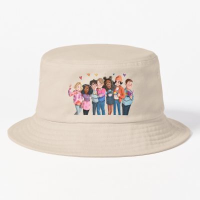 Heartstopper Fanart Sticker Bucket Hat