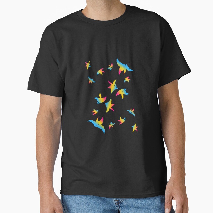 Pan Pride Flag Heartstopper Leaves T-shirt - Image 2
