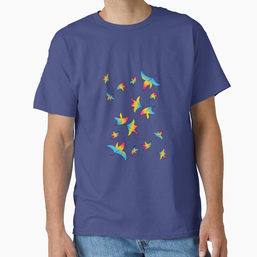 Pan Pride Flag Heartstopper Leaves T-shirt - Image 4