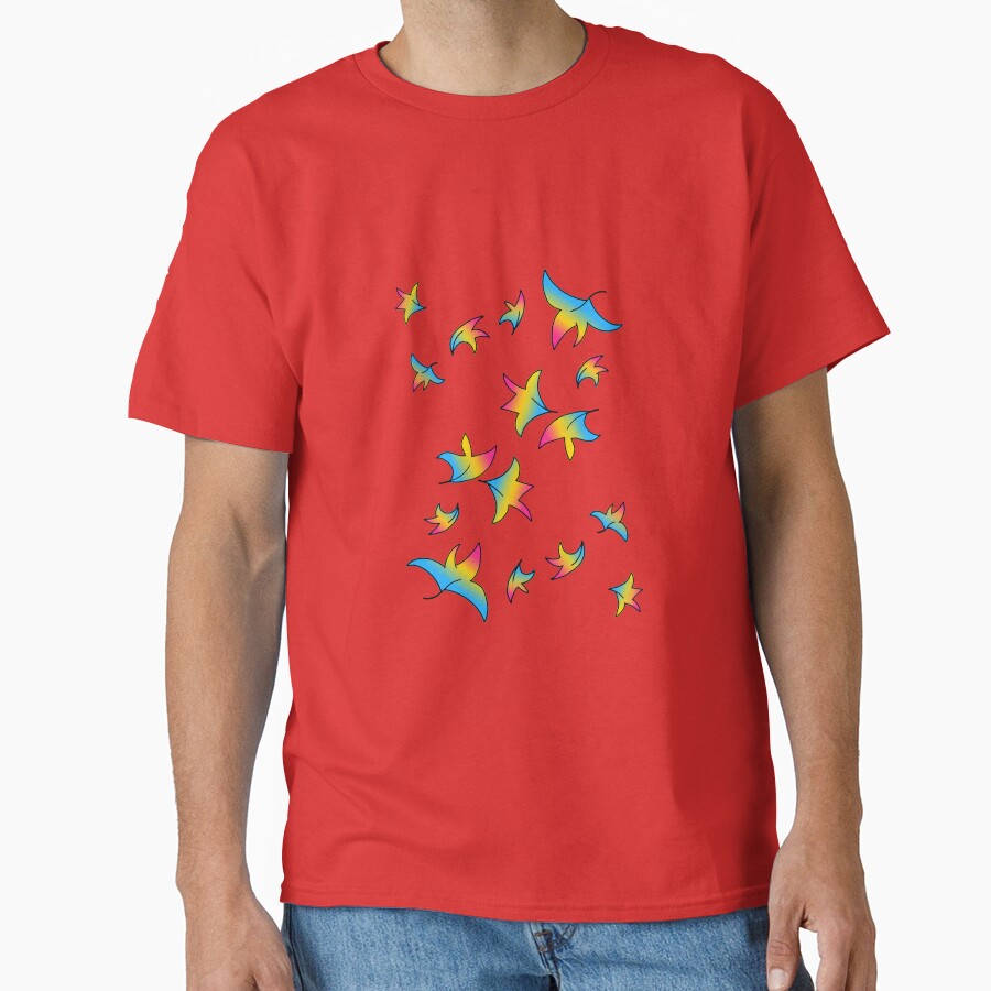 Pan Pride Flag Heartstopper Leaves T-shirt - Image 5