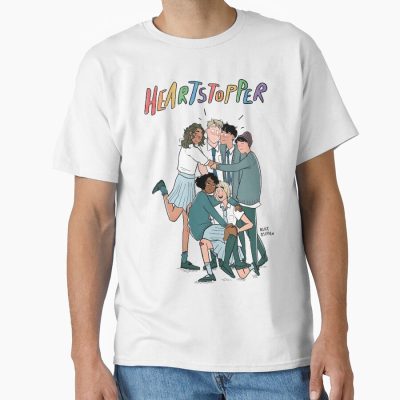 Heartstoppe Couple With Friends T-shirt