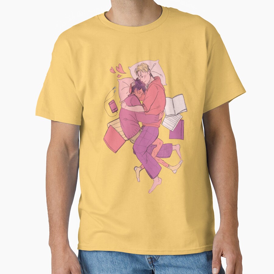 Charlie And Nick Sleep Heartstopper T-shirt - Image 6