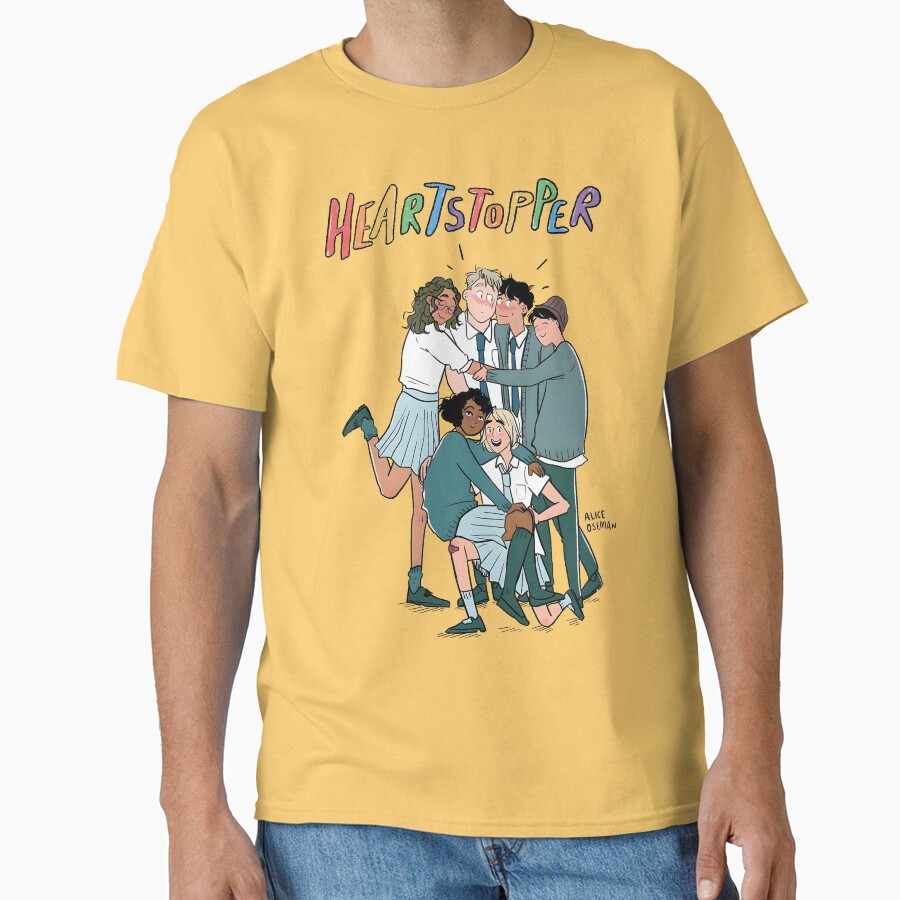 Heartstoppe Couple With Friends T-shirt - Image 6
