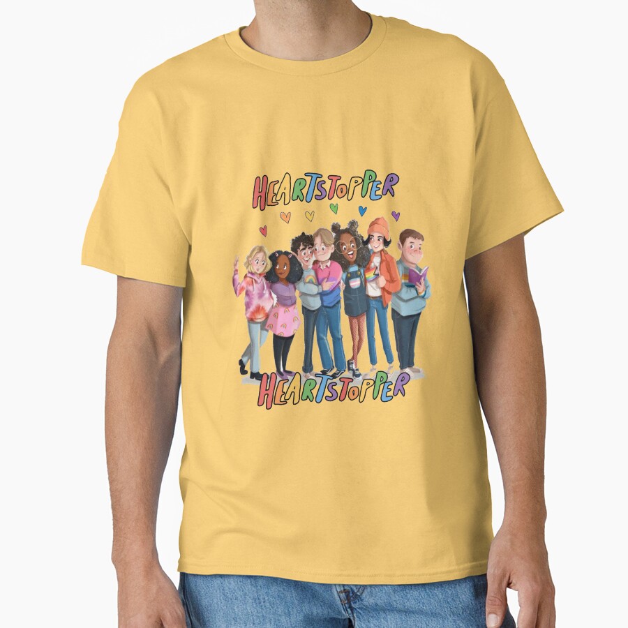 Heartstopper Fanart Sticker T-shirt - Image 6