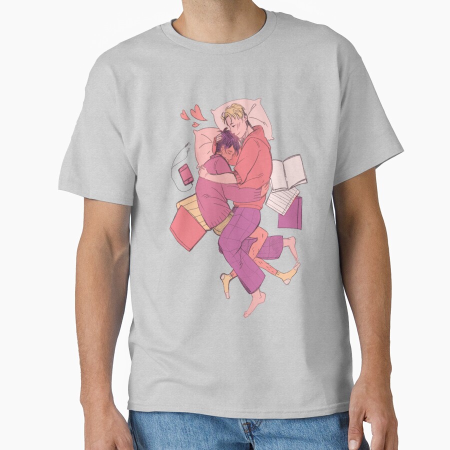 Charlie And Nick Sleep Heartstopper T-shirt - Image 3
