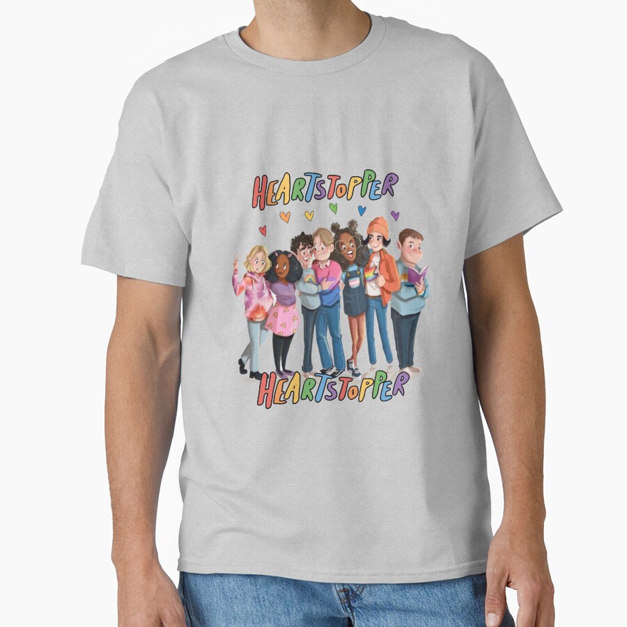 Heartstopper Fanart Sticker T-shirt - Image 3