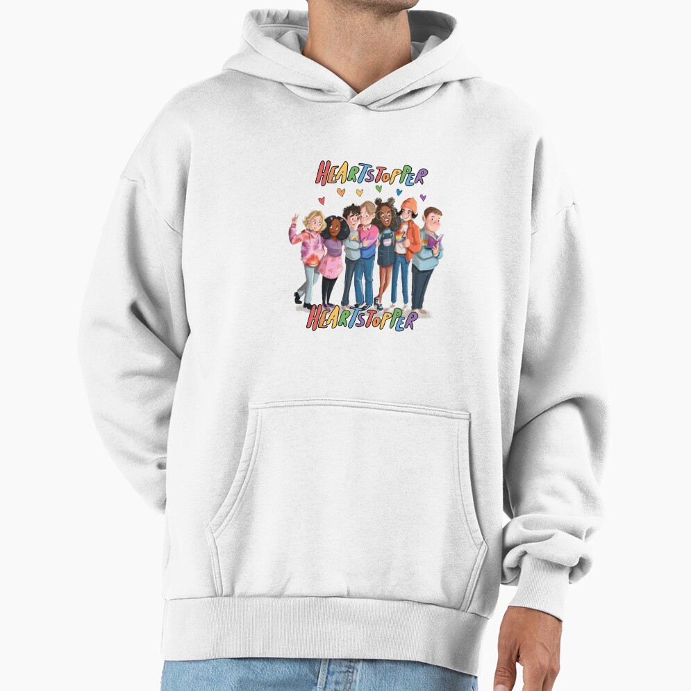 Heartstopper Fanart Sticker Hoodie