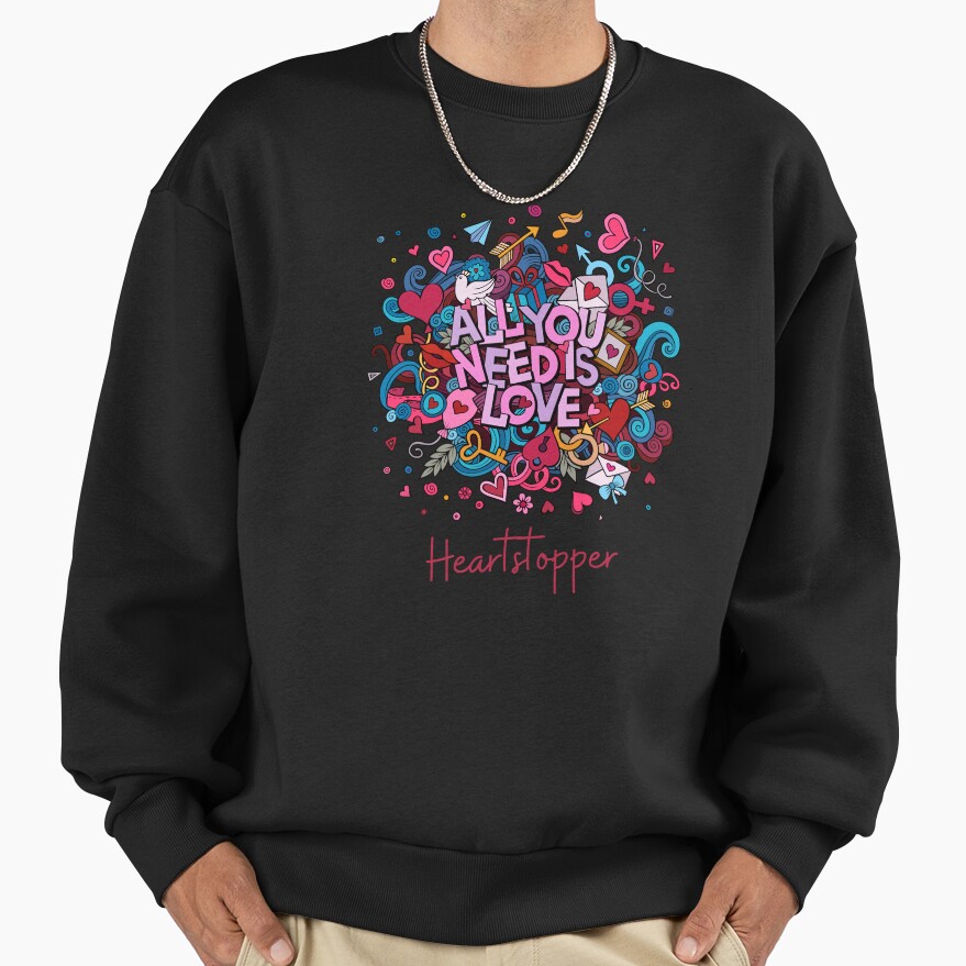 Heartstopper All You Need Is Love Sweatshirt - Image 2