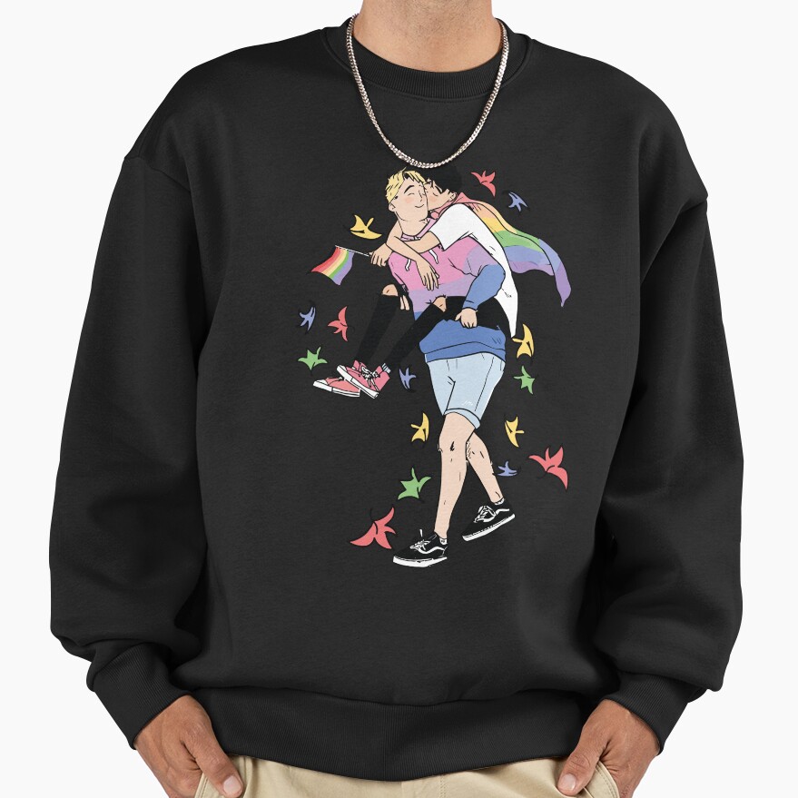 Nick And Charlie Pride Sweatshirt - Image 2