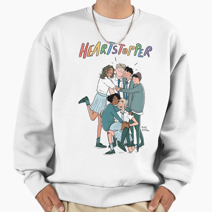 Heartstoppe Couple With Friends Sweatshirt - Image 2