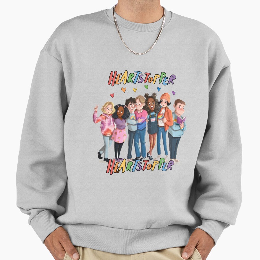 Heartstopper Fanart Sticker Sweatshirt - Image 4