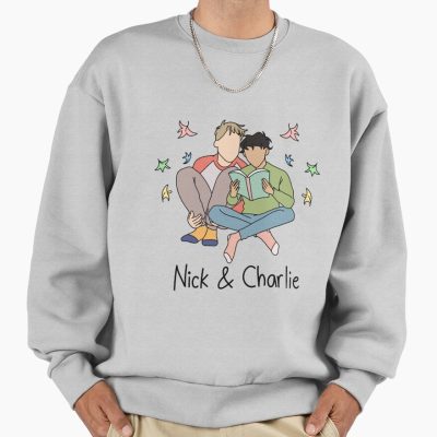 Heartstopper Nick Nelson And Charlie With A Book Sweatshirt