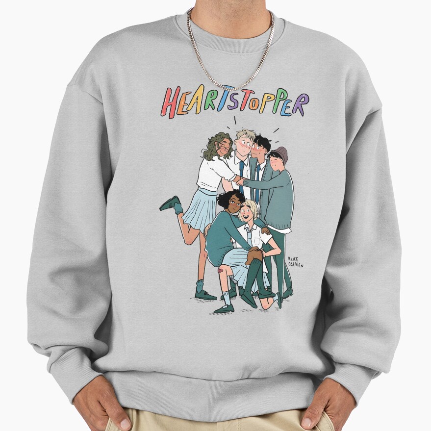 Heartstoppe Couple With Friends Sweatshirt - Image 4