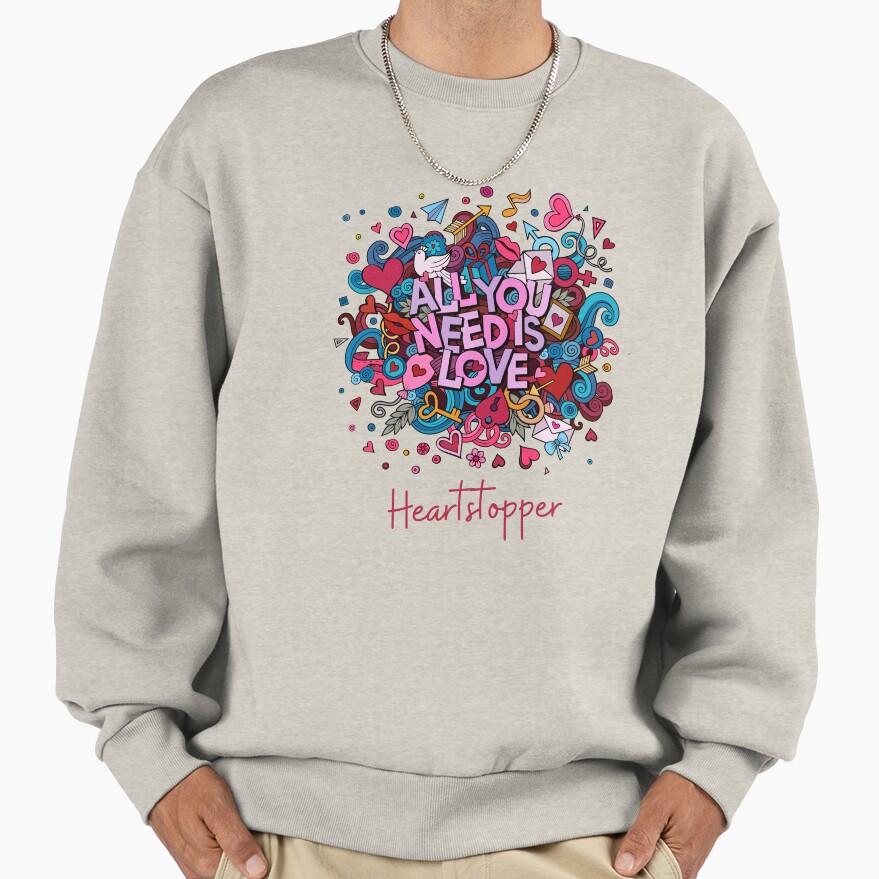 Heartstopper All You Need Is Love Sweatshirt - Image 3