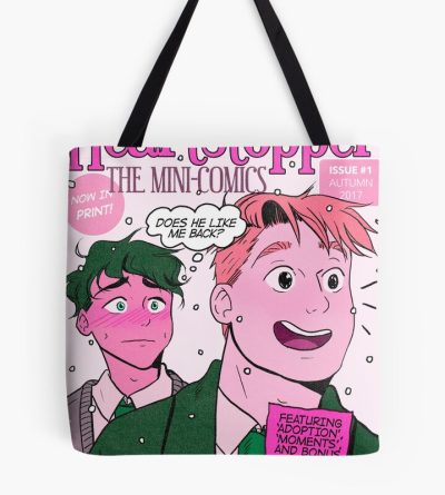 Heartstopper Comics Pink Tote Bag
