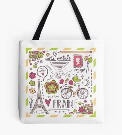 Heartstopper Paris Doodles Tote Bag
