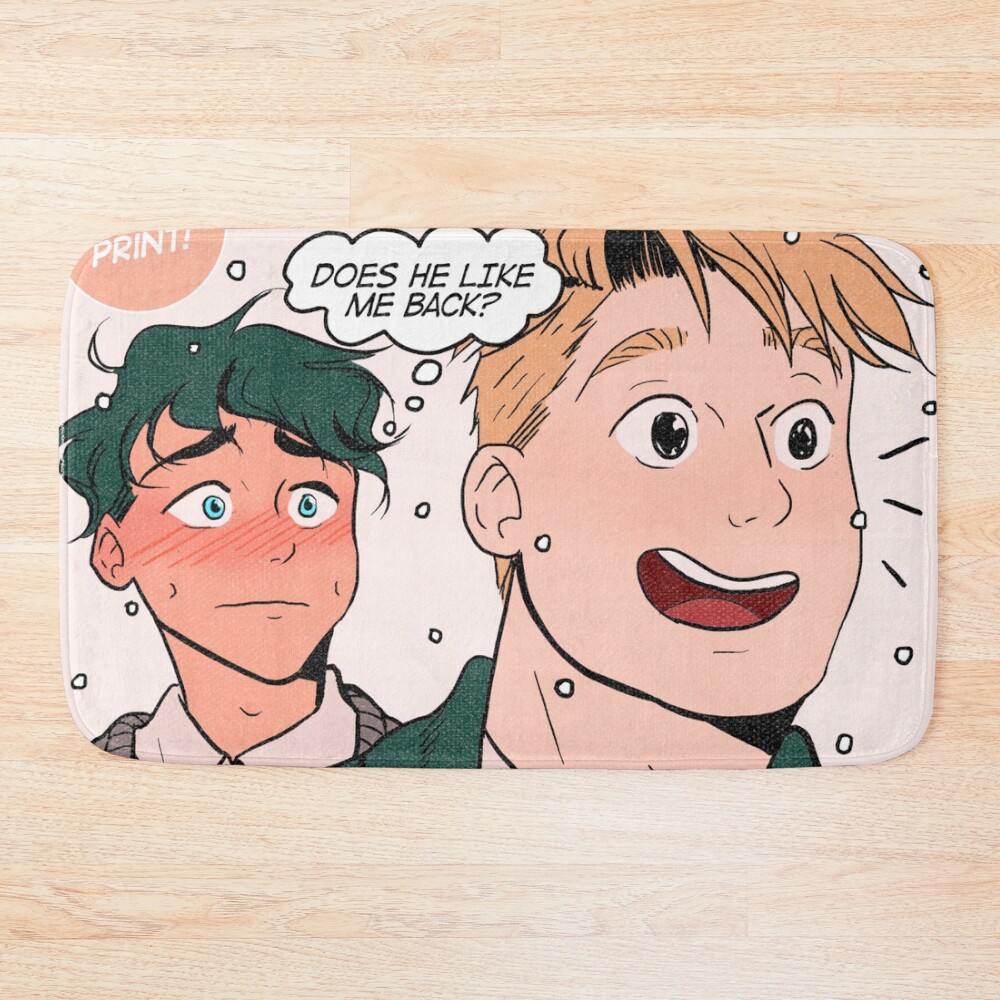 Heartstopper Cover Art Bath Mat