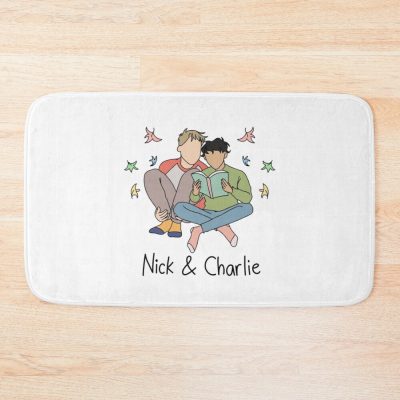 Heartstopper Nick And Charlie Together Bath Mat
