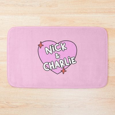 Nick And Charlie Heartstopper Name Bath Mat