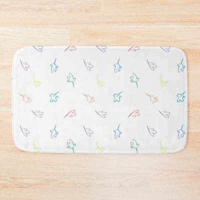 Heartstopper Rainbow Leaves Bath Mat