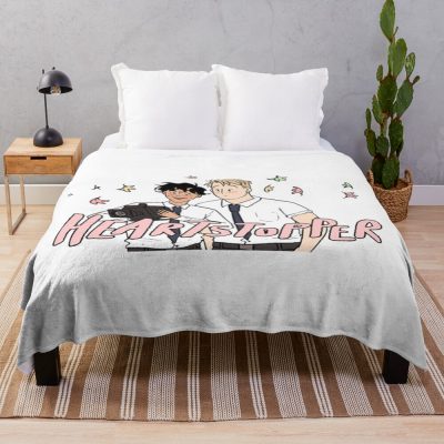 Heartstopper Nick And Charlie Throw Blanket
