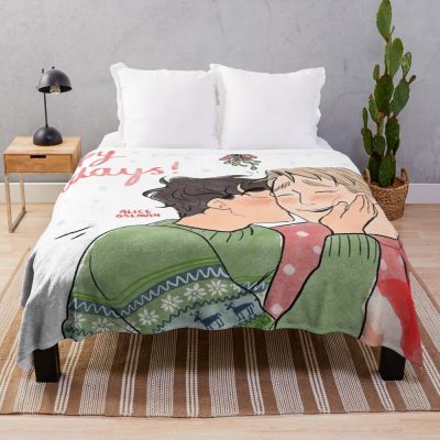 Happy Holidays Throw Blanket