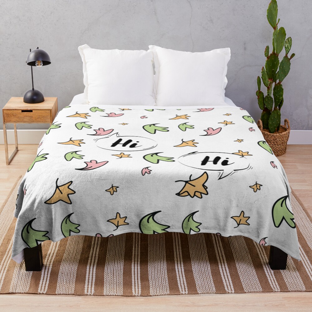 Heartstopper Leaves Throw Blanket