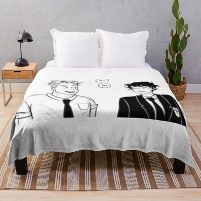 Heartstopper Cute Couple Throw Blanket