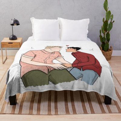Heartstopper Lovely Couple Throw Blanket