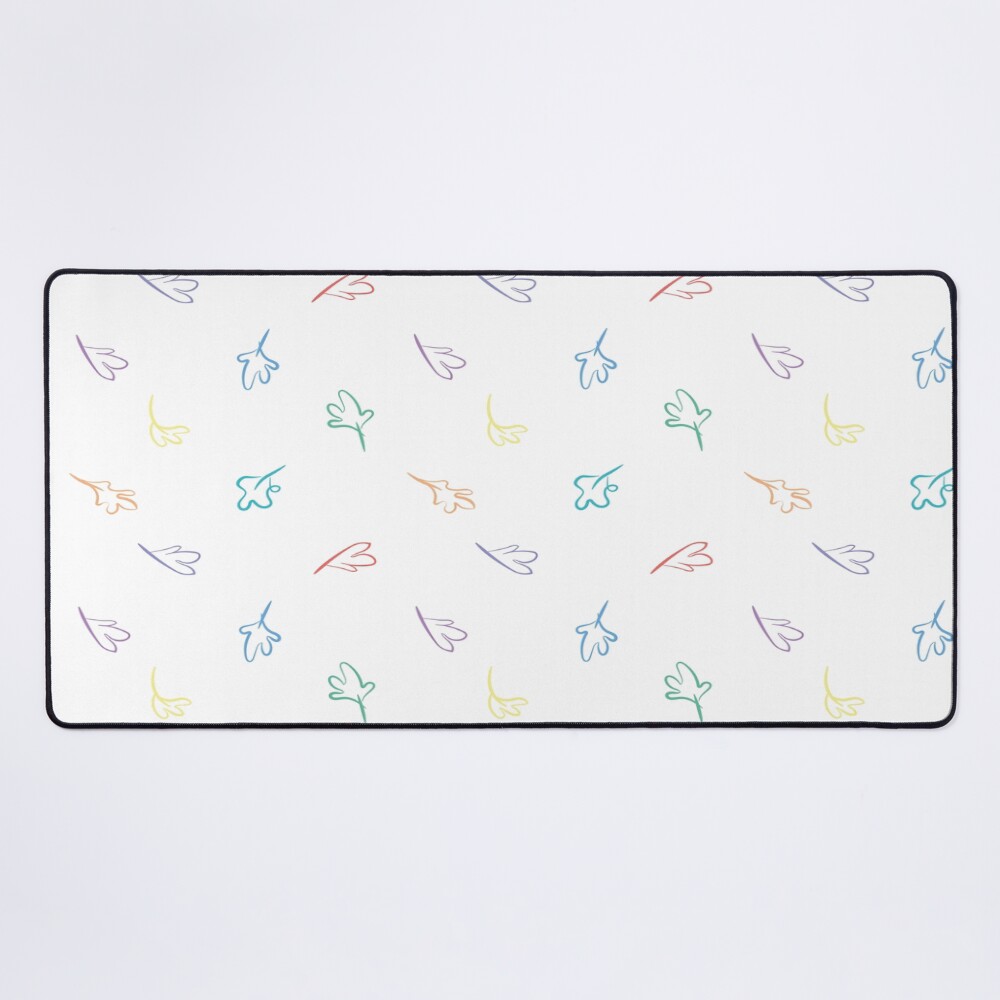 Heartstopper Rainbow Leaves Mouse Pad
